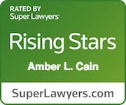 Amber L. Cain rated by Super Lawyers as a Rising Star